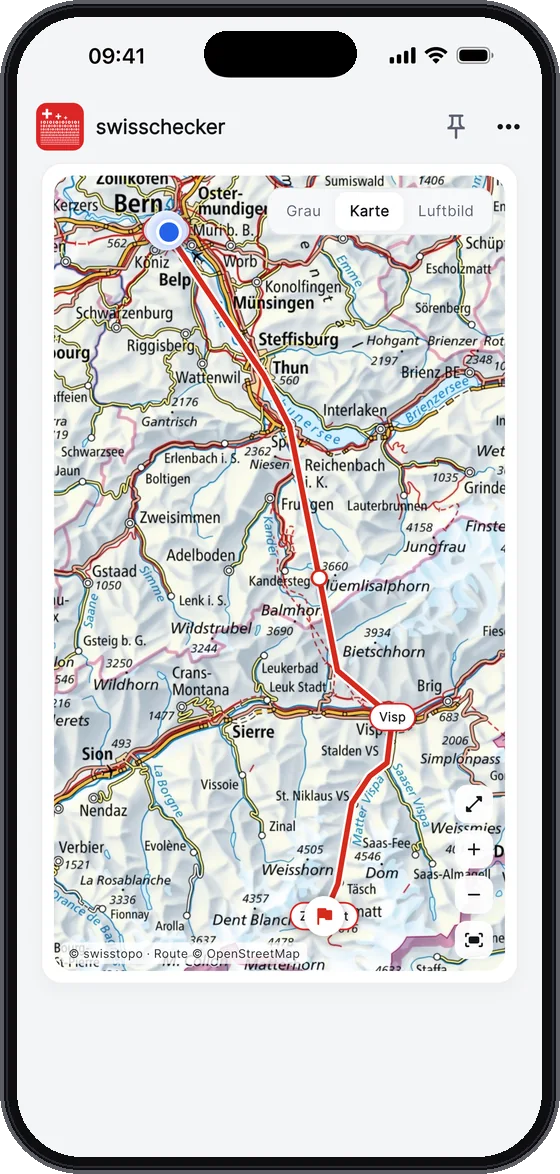 Zug, Bus, Schiff – in Sekunden