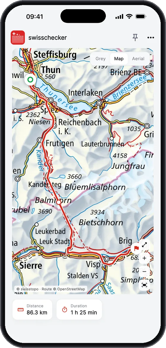 By car – and car train